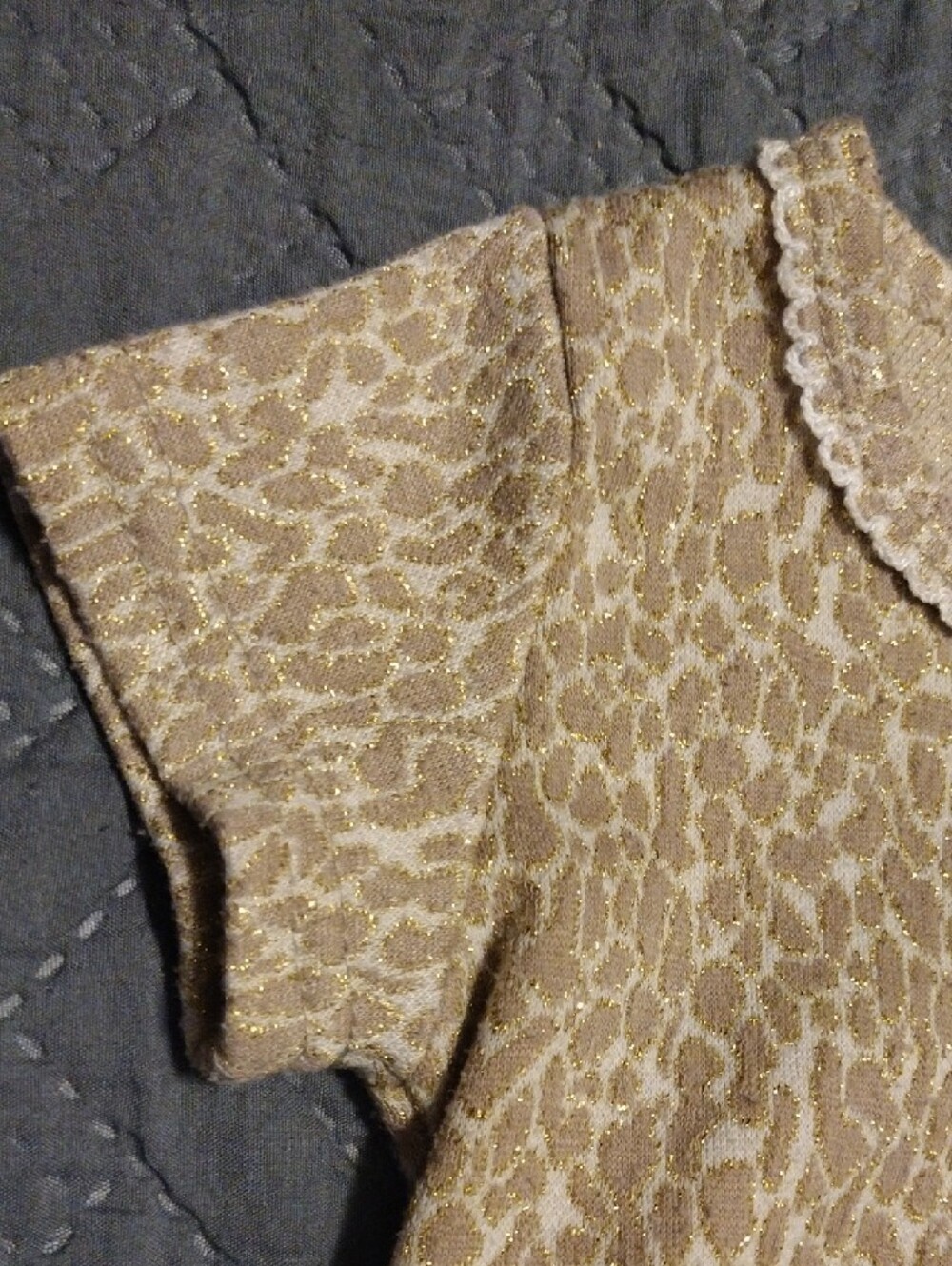 Sparkle Animal-Print Tulle Dress with White Skirt - Picture 4 of 9